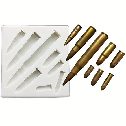 Bullet Silicone Mould - 8 Cavity
