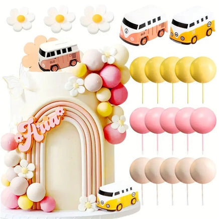 Groovy Cake Decoration Set