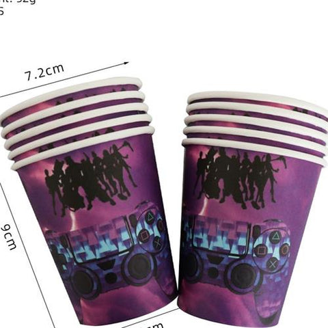 Game On Paper Party Cups
