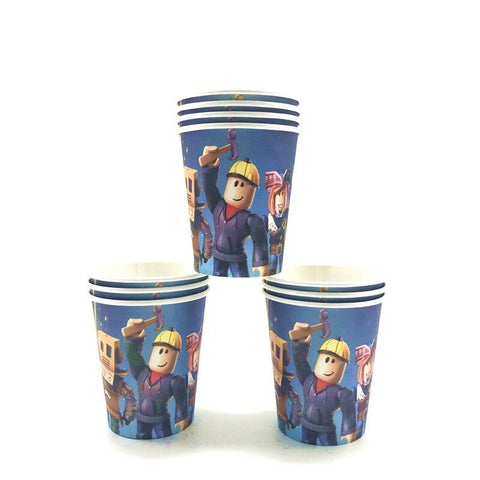 Roblox Paper Party cups - 10 Pack