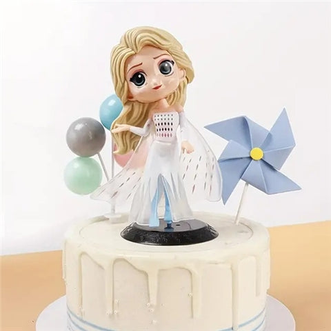 Elsa Plastic Cake Topper Figurine