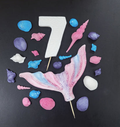 Mermaid Edible Cake Decorating Set