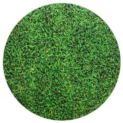 8 Inch Round Grass Design Cake Board. 6mm Thickness