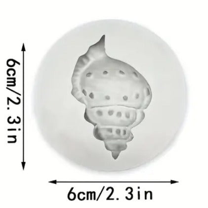 Detailed Sea Shell Silicone Mould - Cake Decorating