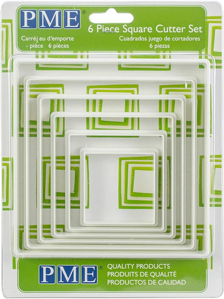 PME Square Cutter Set 6 Piece