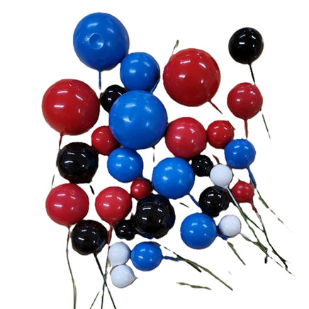 Spiderman Colours Ball Cake Decorations.