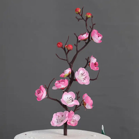 Artificial Plum Blossom Cake Decoration