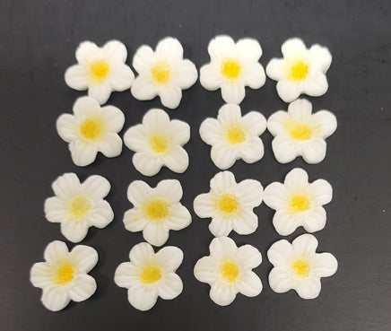 Mini Daisy Edible Cake Decorations x16. Gluten Free