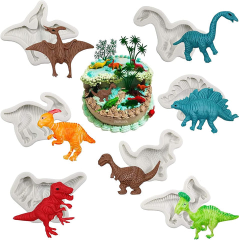 Dinosaur Silicone Mould - 7 Varieties
