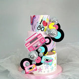 Disco Theme Cake Decoration Set - The Cake Mixer