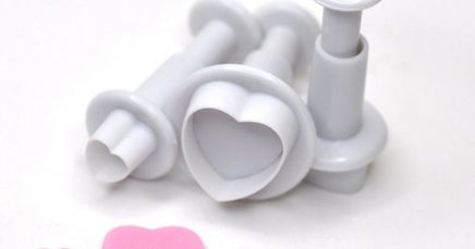 Heart Plunger Cutter - Set of 3