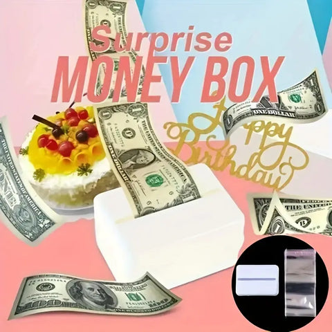 Surprise Money Box Cake Kit. Lots of Fun