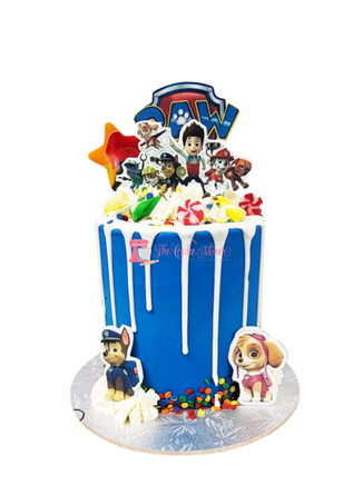 Fun & Bright Paw Patrol Buttercream Cake