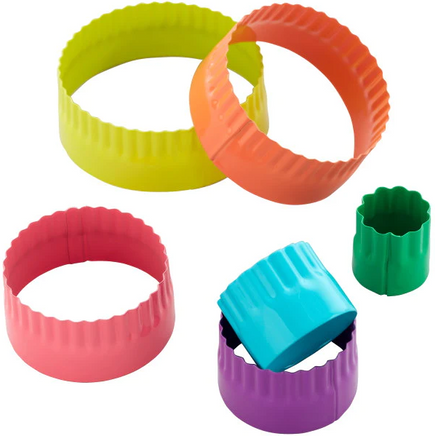 Wilton Double-Sided Round Cut-Outs Set, 6-Piece