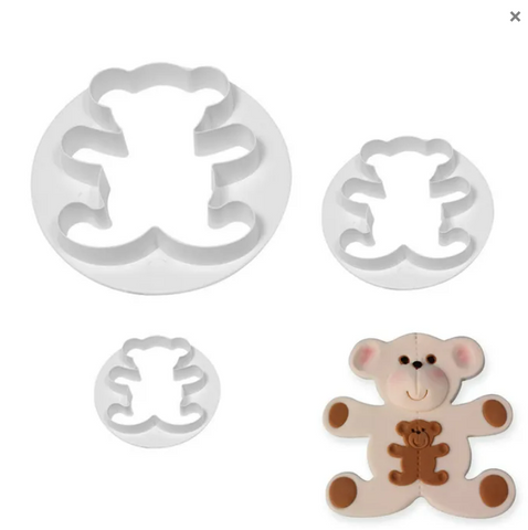 Teddy Bear Cutter - 3 Piece Set