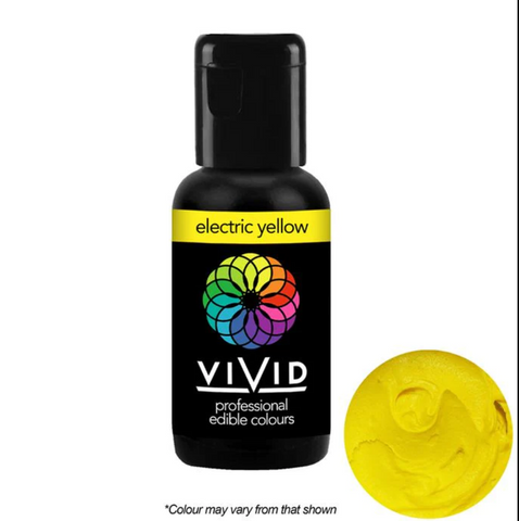 Vivid Electric Yellow Food Colouring Gel 21gm