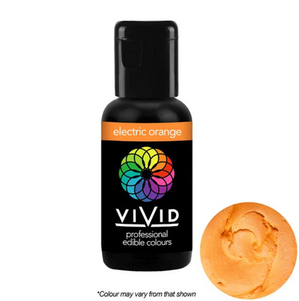 Vivid Electric Orange Food Colouring Gel