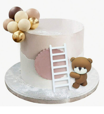 Cute Teddy Bear Cake Decoration Set