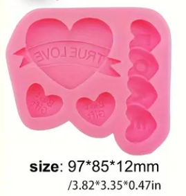 True Love Silicone Mould - Valentines Day