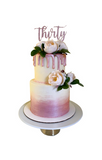 Beautiful 30th Birthday Cake. Choose a Design - Cakes - The Cake Mixer