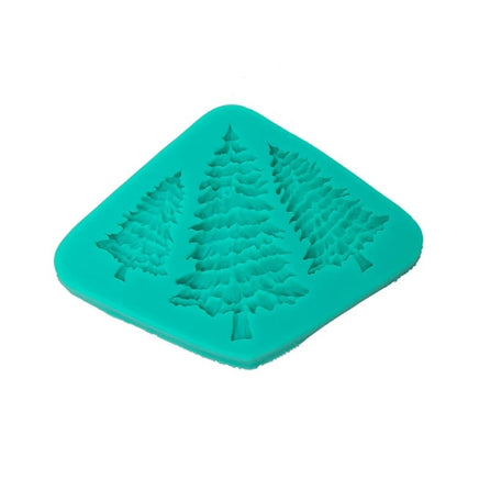 Xmas Tree Silicone Mould 3 Cavity