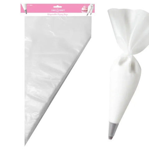 Cake Craft Lightweight Disposable Piping Bags x100