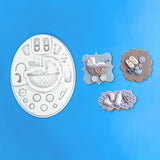 Baby Shower Theme Silicone Mould