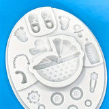 Baby Shower Theme Silicone Mould