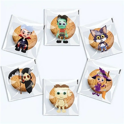 Halloween Treat Bags - 8 Pieces - Self Sealing