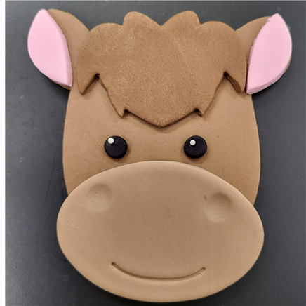 Horse Face Edible Cake Decoration
