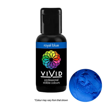 Vivid Royal Blue Food Colouring Gel