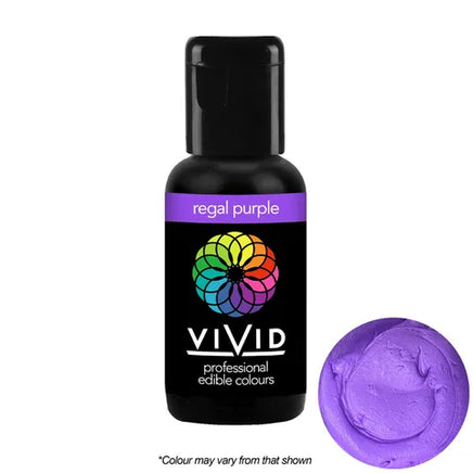 Vivid Regal Purple Food Colouring Gel
