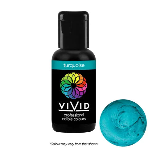 Vivid Turquoise Food Colouring Gel