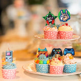 Video Game Cupcake Picks x12 - The Cake Mixer
