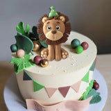 Clay Mini Lion Super Cute Cake Decoration