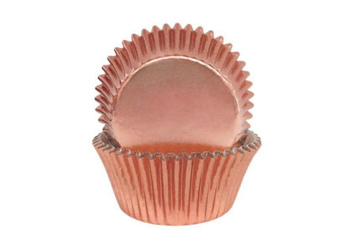 Premium Rose Gold Baking Cups x30 Approx