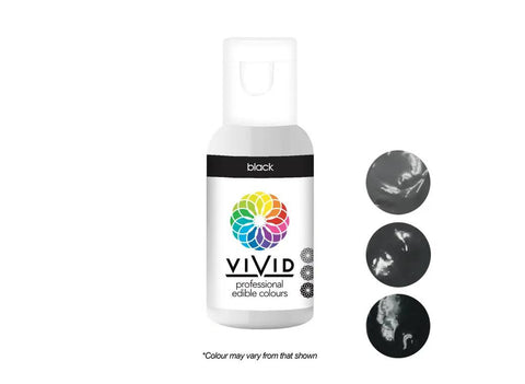 Vivid Oil Base Food Colour - Black