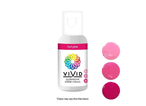 Vivid Oil Based Food Colour - Hot Pink