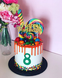 Buttercream Lolly Drip Cake toys&parties.co.nz