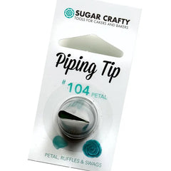 #104 Petal Piping Tip Sugar Crafty