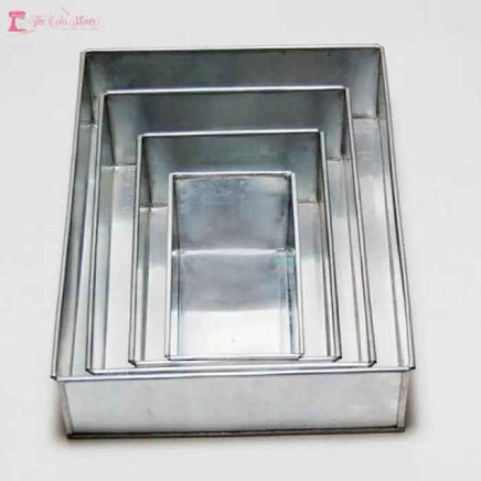 A4 11x8 Inch Rectangle Cake Tin Hire - The Cake Mixer