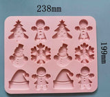 12 Cavity Christmas Silicone Mould The Cake Mixer