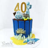 Super Cool Fortnite Theme Birthday Cake. Choose Your Design