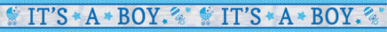 It's A Boy Baby Shower Foil Banner