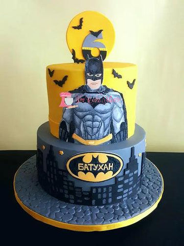Batman Theme Birthday Cake