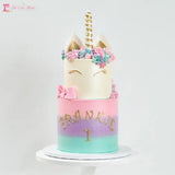 Cute Unicorn Birthday Cake. Choose a Design