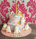 Cute Unicorn Birthday Cake. Choose a Design