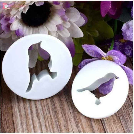 Bird Fondant Cutters 2 Piece Set