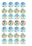 Bluey Cupcake Toppers x12 The Cake Mixer