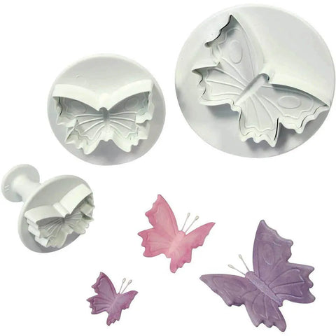 Butterfly Plunger Cutters, Set of 3. Cake Decorating Essential